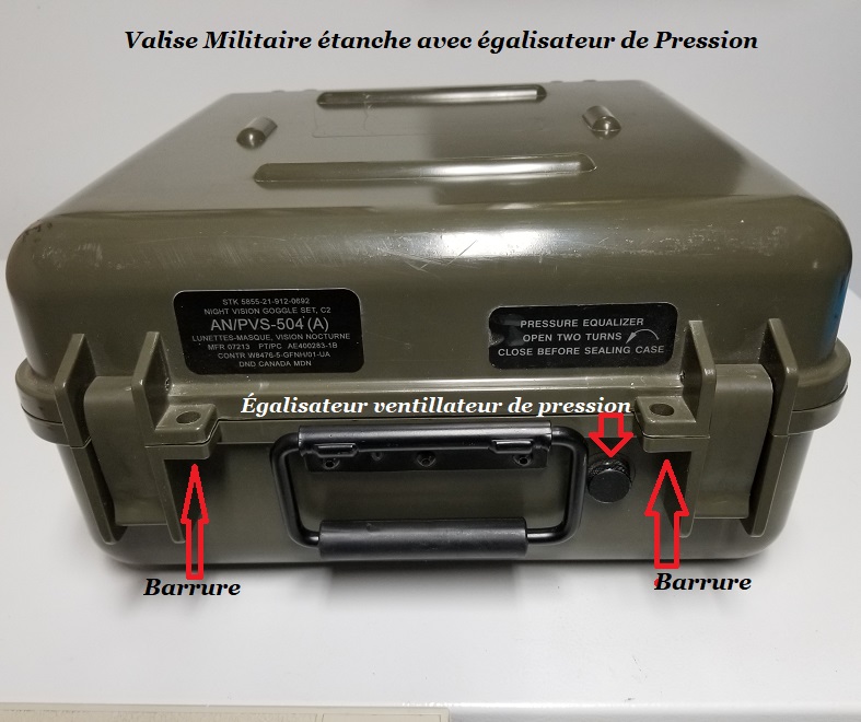 Valise Militaire pressurisée